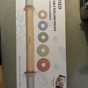 Geesta Adjustable Rolling Pin Kit with Discs